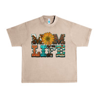 French Oak western cowhide leopard turquoise  leather aztec sunflower mom Urban Heavy Tee - Artiststas