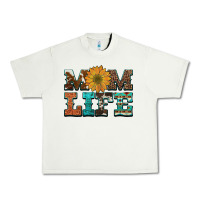 Pistachio western cowhide leopard turquoise  leather aztec sunflower mom Urban Heavy Tee - Artiststas