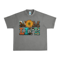 Tornado western cowhide leopard turquoise  leather aztec sunflower mom Urban Heavy Tee - Artiststas
