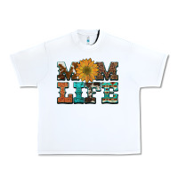 White western cowhide leopard turquoise  leather aztec sunflower mom Urban Heavy Tee - Artiststas