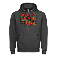 Charcoal Heather mexican mom Zipper Hoodie - CTS Tumbler Store