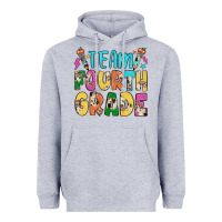 Heather Grey team fourth grade Heavyweight Hoodie - JahusDesignShop