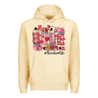 Pina Colada valentines day teacher life Premium Hoodie - MaliasSmallBusiness
