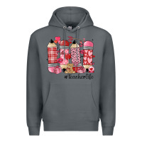 Rock valentines day teacher life Premium Hoodie - MaliasSmallBusiness