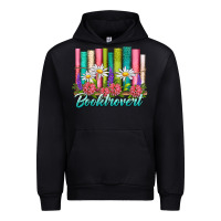 Black booktrovert Urban Hoodie - NancyCooperArtShop