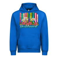 Cobalt booktrovert Urban Hoodie - NancyCooperArtShop