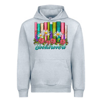 Heather Grey booktrovert Urban Hoodie - NancyCooperArtShop