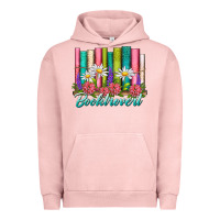 Pigment Salmon booktrovert Urban Hoodie - NancyCooperArtShop