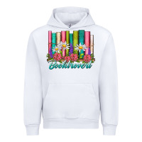 White booktrovert Urban Hoodie - NancyCooperArtShop