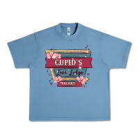 Pebble Blue cupid's love lodge Urban Heavy Tee - MaliasSmallBusiness