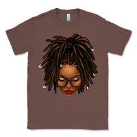 Chestnut afro locs messy bun Classic Tee - texasbilliewilder