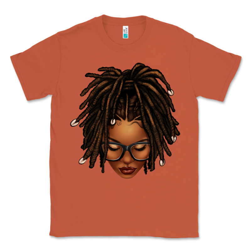 Afro Locs Messy Bun Classic Tee by texasbilliewilder | Teevron