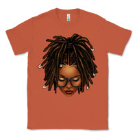 Copper afro locs messy bun Classic Tee - texasbilliewilder