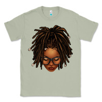 Matcha afro locs messy bun Classic Tee - texasbilliewilder