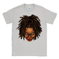 Moon Dust afro locs messy bun Classic Tee - texasbilliewilder
