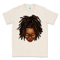 Natural afro locs messy bun Classic Tee - texasbilliewilder