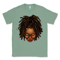 Sage afro locs messy bun Classic Tee - texasbilliewilder
