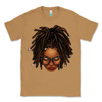 Toasted Coconut afro locs messy bun Classic Tee - texasbilliewilder