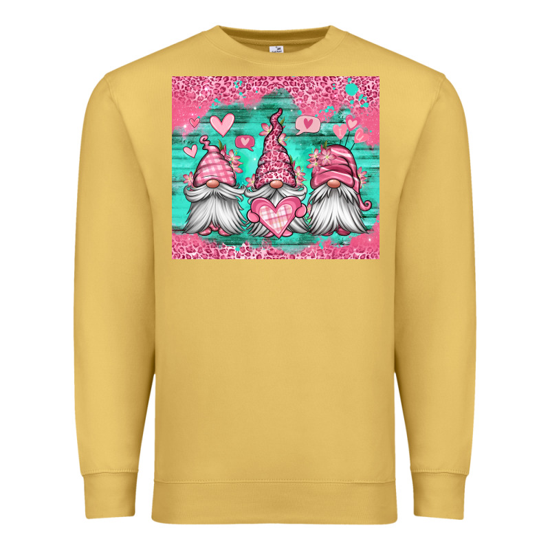 Valentines Day Gnomes Premium Sweatshirt by Jasminsmagicworld | Teevron