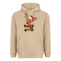 Mushroom baby christmas reindeer Heavyweight Hoodie - AdoDesignShop