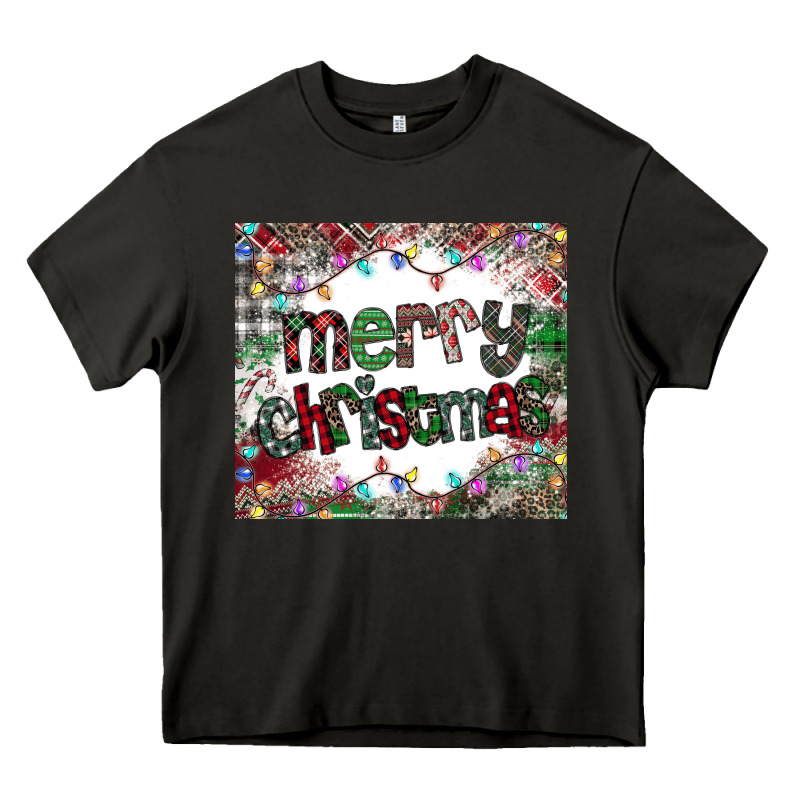 Merry Christmas Heavy Core Tee by CowhideDigitalArt | Teevron