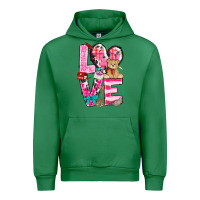 Emerald love valentines day Urban Hoodie - NancyCooperArtShop