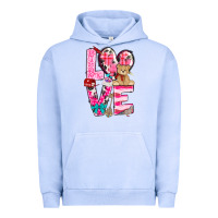 Pigment Grape Ice love valentines day Urban Hoodie - NancyCooperArtShop