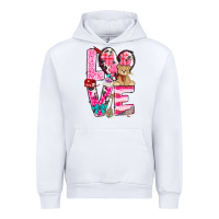 White love valentines day Urban Hoodie - NancyCooperArtShop