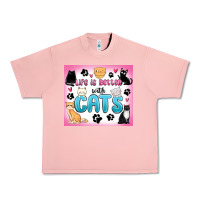 Salmon life is better with cats Urban Heavy Tee - MaliasSmallBusiness