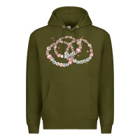 Army Green 100 days of school friendship bracelet Premium Hoodie - MaliasSmallBusiness