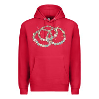 Cardinal 100 days of school friendship bracelet Premium Hoodie - MaliasSmallBusiness