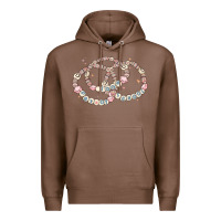 Chestnut 100 days of school friendship bracelet Premium Hoodie - MaliasSmallBusiness