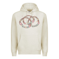 Oatmeal Heather 100 days of school friendship bracelet Premium Hoodie - MaliasSmallBusiness