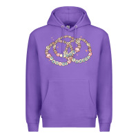 Purple 100 days of school friendship bracelet Premium Hoodie - MaliasSmallBusiness