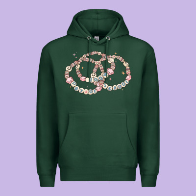 100 Days Of School Friendship Bracelet Premium Hoodie Designed By Maliassmallbusiness