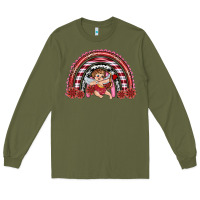 Army Green valentine's day cupid rainbow Long Sleeve Tee - RanaPortraitStore