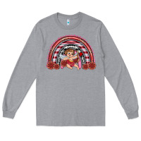 Heather Grey valentine's day cupid rainbow Long Sleeve Tee - RanaPortraitStore