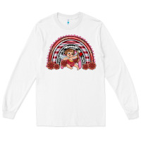 White valentine's day cupid rainbow Long Sleeve Tee - RanaPortraitStore