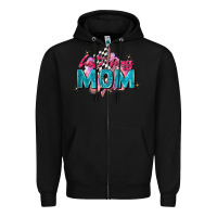 Black hot mess mom Zipper Hoodie - Zillion Design Studio