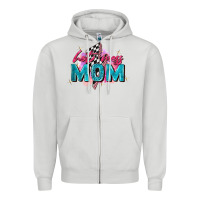 Dove Grey hot mess mom Zipper Hoodie - Zillion Design Studio