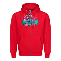 Red hot mess mom Zipper Hoodie - Zillion Design Studio