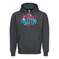 Smoke hot mess mom Zipper Hoodie - Zillion Design Studio