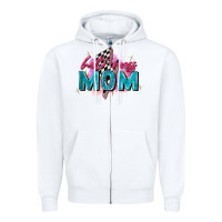 White hot mess mom Zipper Hoodie - Zillion Design Studio