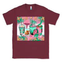 Burgundy nurse coffee cups Classic Tee - Zillion Design Studio
