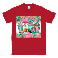 Red nurse coffee cups Classic Tee - Zillion Design Studio
