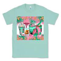 Seafoam nurse coffee cups Classic Tee - Zillion Design Studio