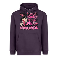 Plum in october we wear pink for breast cancer Heavyweight Hoodie - AdoDesignShop