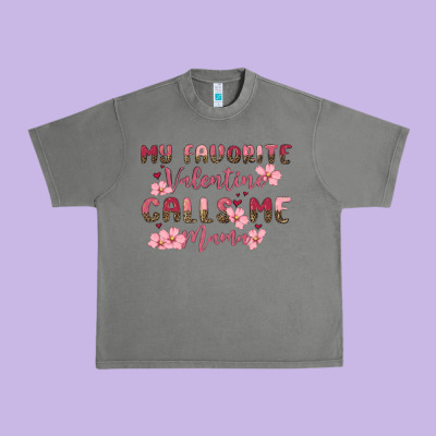 Urban Heavy Tee my favorite valentine calls me mama