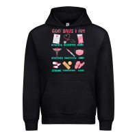 Black god says i am nurse Urban Hoodie - MaliasSmallBusiness