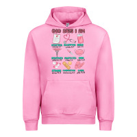 Fuchsia Pink god says i am nurse Urban Hoodie - MaliasSmallBusiness